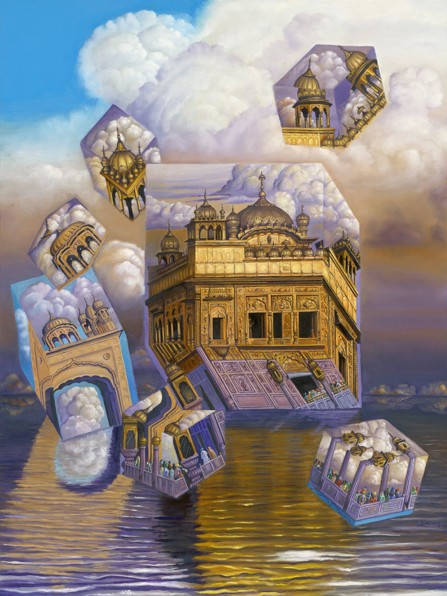 Boxed Golden Temple, 2020