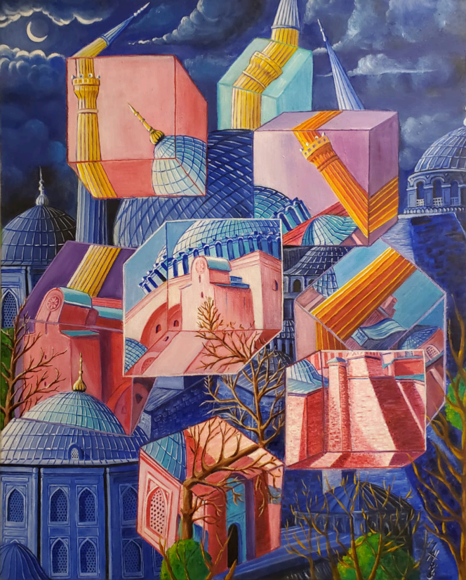 Boxed Hagia Sophia, 2019
